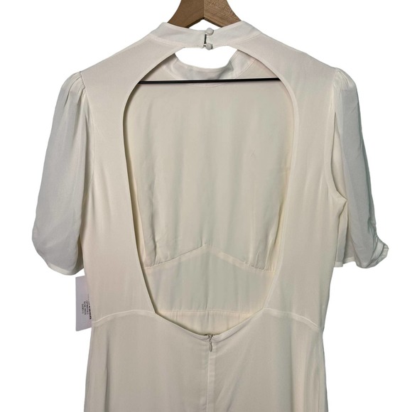 Reformation Dusk Dress in Ivory - Picture 5 of 11